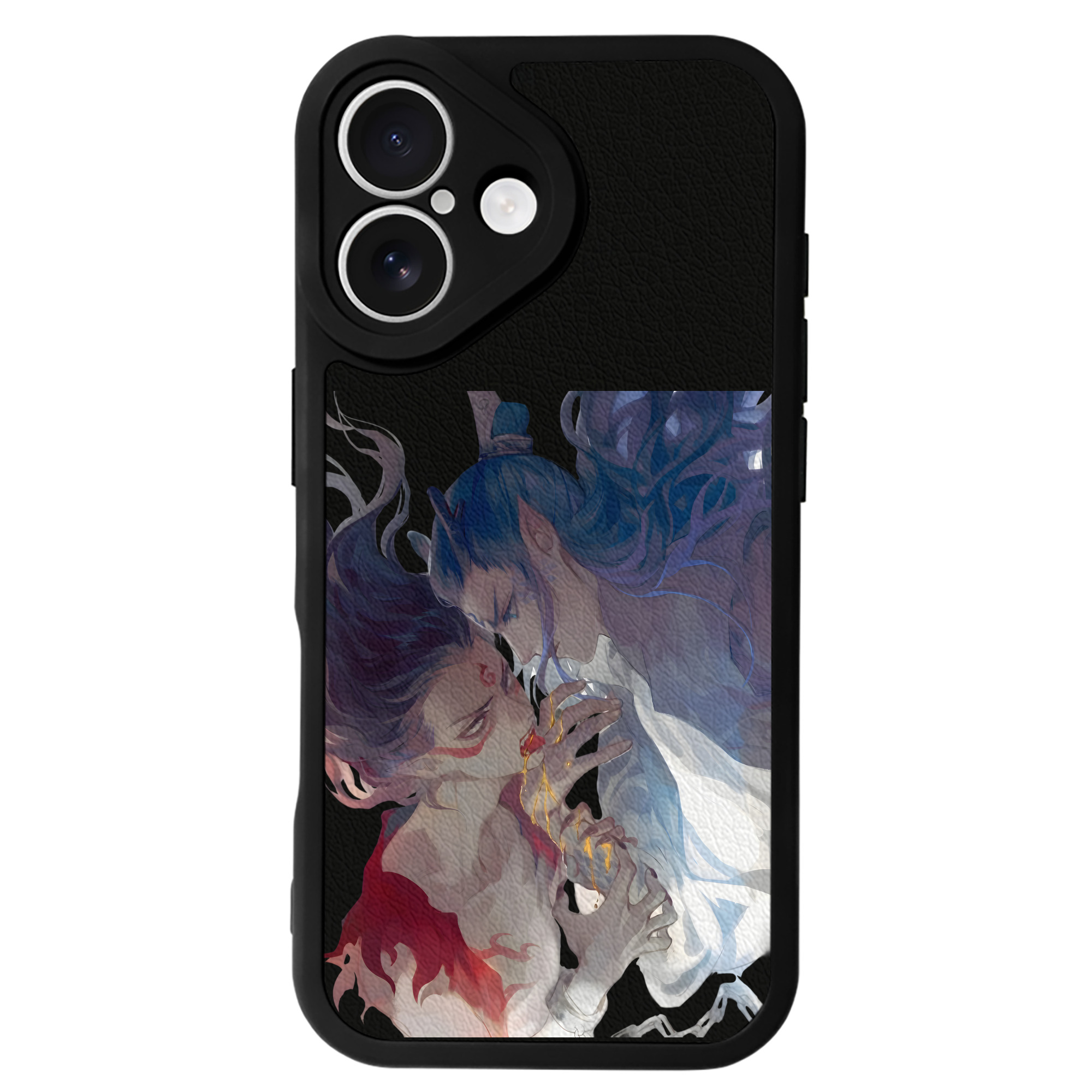 （画像用） Ne Zha 2 ナタ 魔童の大暴れ 【iPhone 16シリーズ対応】シリコンスマホケース（レザー調） 材質：シリコン